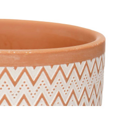 VASO CERAMICA COR TERRACOTA SORT 3