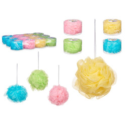 POMPON BAÑO PVC BOX 4 COL SURT
