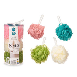 SET 3 PZS POMPON BAÑO PVC BOX 2 COL SURT
