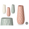 CONICAL VASE DOTS ASSORTED 3 COLOURS