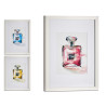 DECORATIVE PICTURE PERFUME ASSORT 3 COL 33X43CM