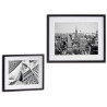 QUADRO EDIFICI ORIZZONTALE CORNICE NERA 43X53CM