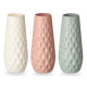 CONICAL VASE DOTS ASSORTED 3 COLOURS
