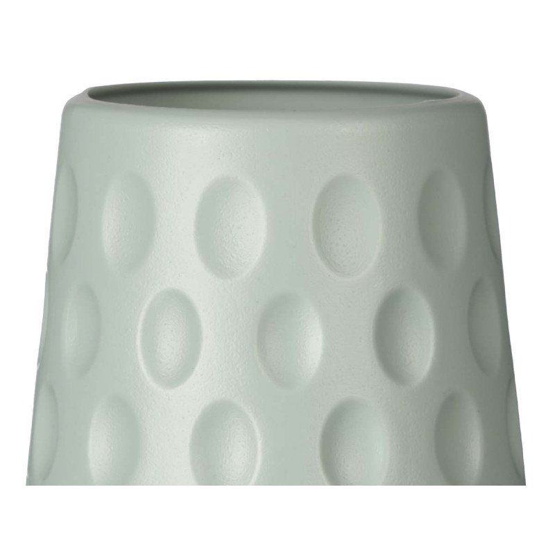 JARRON CONICO PUNTOS PLASTICO SURT 3 COL 23CM