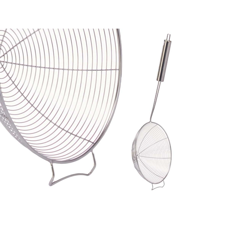 PALA ESCURRIDOR ACERO 17CM SOPORTE