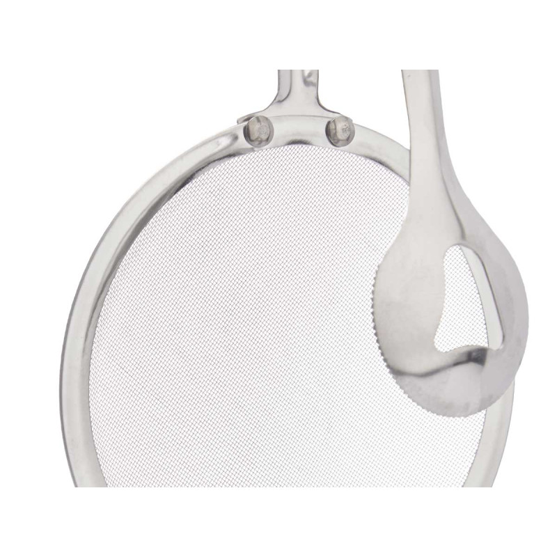 PINCE AVEC GRILLE EN ACIER À FRIRE