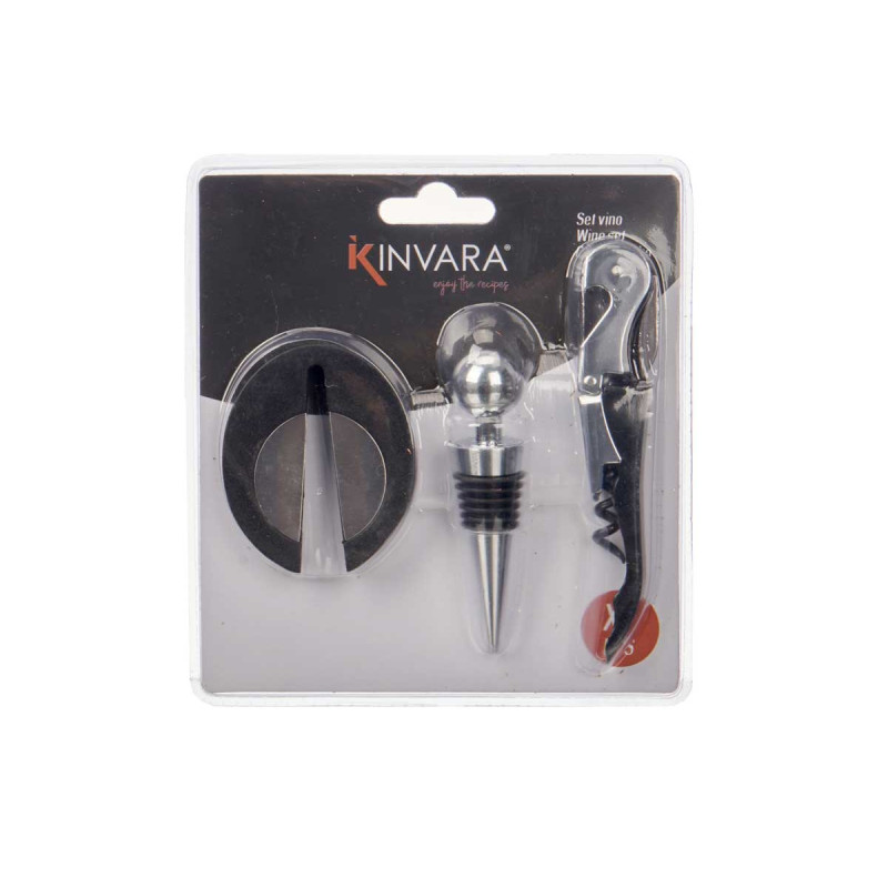 SET 3 UTENSILI VINO 