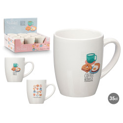 TAZZA PORCELLANA COFEE HOUSE ASS 2 350ML
