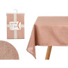 NAPPE EN POLYESTER 140X180CM ROSE PÂLE