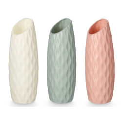 JARRON CONICO PUNTOS CORTE PLAST SURT 3 COL 20,5CM