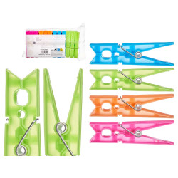 SET 24 PLASTIC TWEEZERS MEDIUM