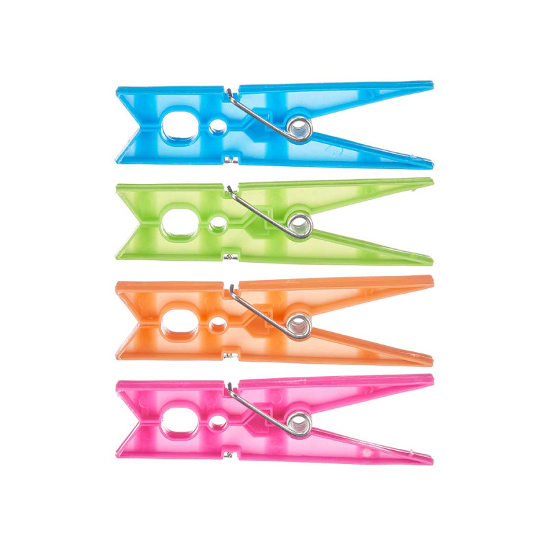 SET 24 PLASTIC TWEEZERS MEDIUM