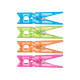 SET 24 PLASTIC TWEEZERS MEDIUM