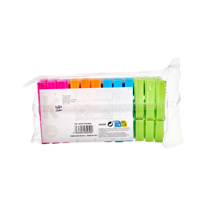 SET 24 PLASTIC TWEEZERS MEDIUM