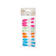 SET 10 SILICON TWEEZERS 
