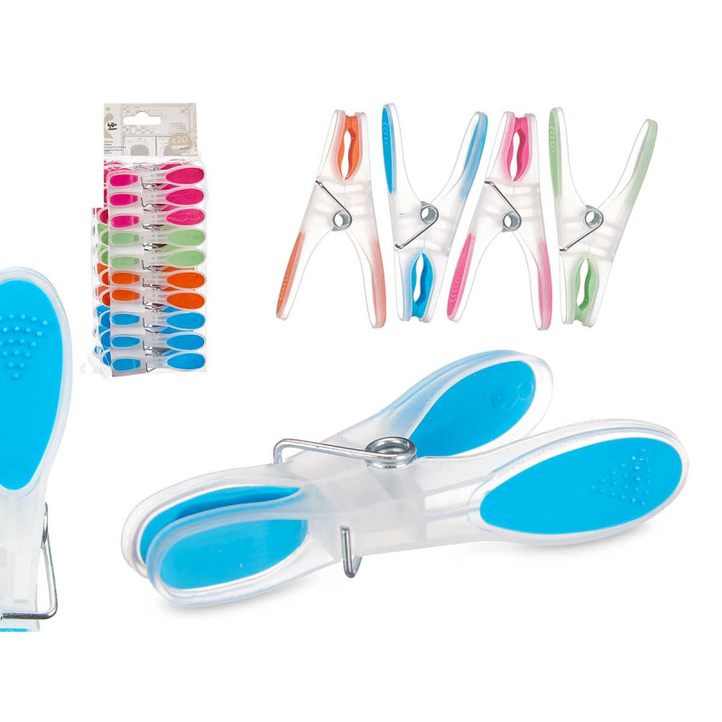 SET 20 PINZAS SILICONA