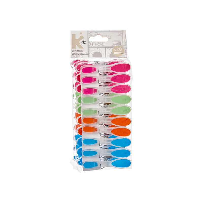 SET 20 PINZAS SILICONA