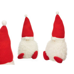 PUPAZZO SANTA BARBA NATALE PICC ROSSO