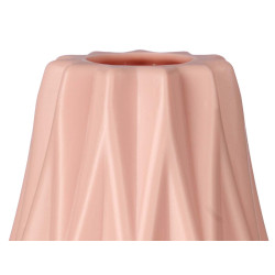 JARRON OVALADO RELIEVE PLASTICO  SURT 3 COL 21CM