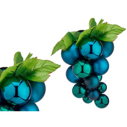 RACIMO BOLAS NAVIDAD MINI AZUL