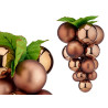 MAZZETTO PALLINE NATALE PICCOLE MARRONE