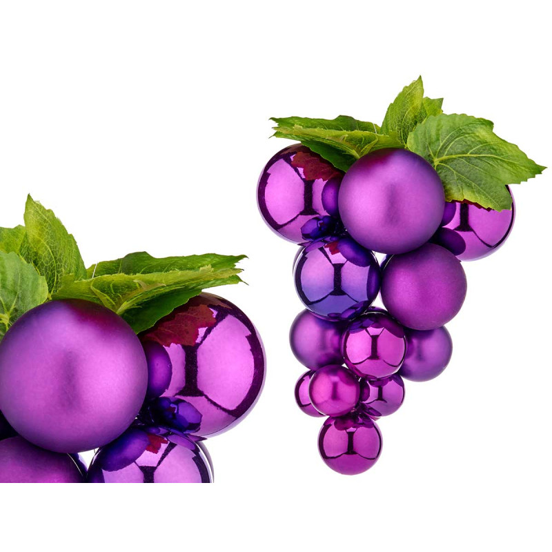 RACIMO BOLAS NAVIDAD MEDIANO MORADO
