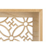 SET 2 PLATEAUX RECTANGULAIRES FLEUR