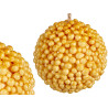 BOLA ARVORE TEXTURA TECIDO AMARELA NATAL S