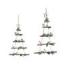 ORNAMENTO NATALE 48X34 ARGENTO