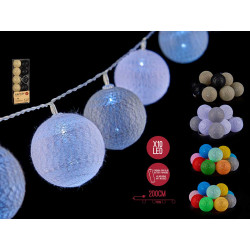SET 10 BOLAS NAVIDAD 5CM MULTICOLOR SURT