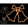 SINOS COM LUZ PARA DECORAÇAO NATAL 60CM