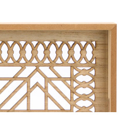 SET 2 PLATEAUX RECTANGULAIRES PRISME