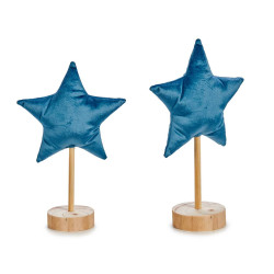 FIGURA ESTRELLA NAVIDAD PEQ AZUL