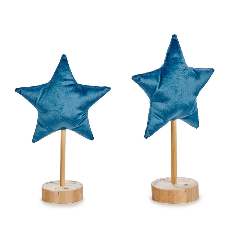 STATUETTA STELLA NATALE PICC BLU