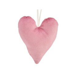 PINK CHRISTMAS HEART ORNAMENT