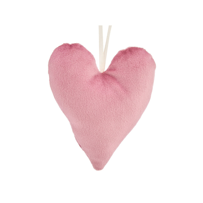 PINK CHRISTMAS HEART ORNAMENT