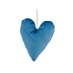 ADORNO NAVIDEÑO CORAZON AZUL