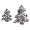 CHRISTMAS ORNAMENT TREE SEQUINS PINK