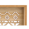 SET 2 RECTANGULAR TRAYS CIRCLES