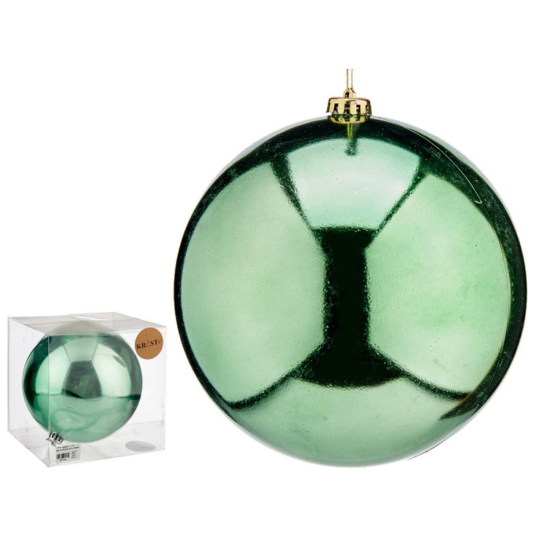BOLA NAVIDAD 20CM VERDE