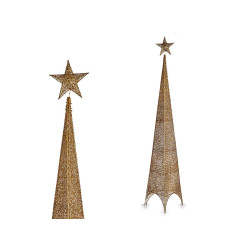 TOUR ETOILE OR DECORATIVE NOEL 1.5M