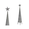 TORRE ESTRELLA PLATA DECORATIVA NAVIDAD 1,2M