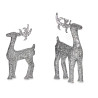 CHRISTMAS DECORATIVE SILVER REINDEER 60CM 