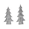 ARVORE DECORATIVA PRATEADA NATAL 90CM