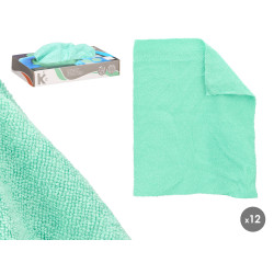 SET 12 PAÑOS MICROFIBRA MENTA 30X23CM
