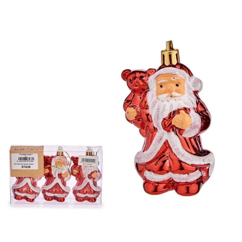 SET 3 PERE NOEL DECORATION NOEL