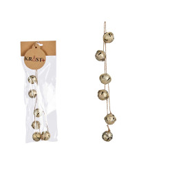 TIRA CASCABEL ORO NAVIDAD 3CM