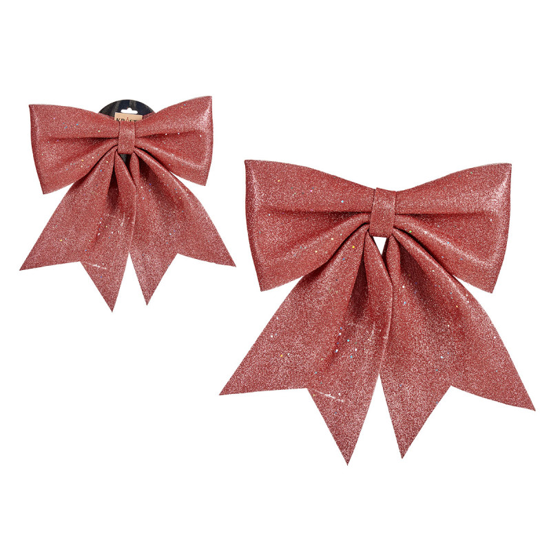 SET 2 NASTRI ROSA 35 X 40 CM