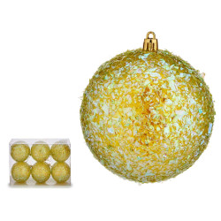 SET 6 BOLAS NAVIDAD VERDE 10CM