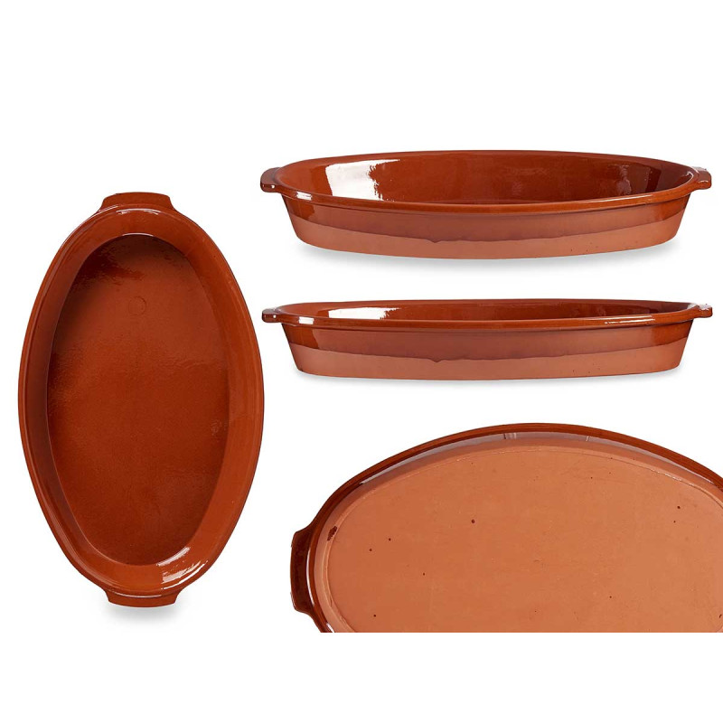 TERRE CUITE / PLAT FOUR OVAL 53 X 32 CM